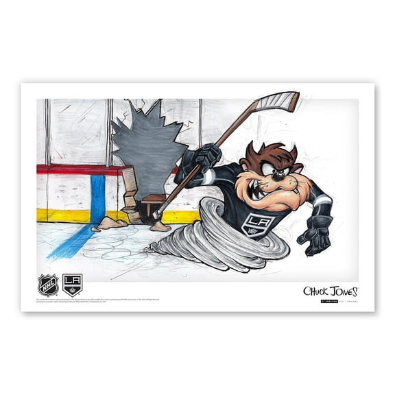 Tasmanian Devil Los Angeles Kings 11" x 17" Looney Tunes Poster Print