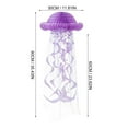 thumbnail image 2 of Farmhouse Wreath Mermaid Hanging Jellyfish Paper Lantern Party Decoration Hanging Mermaid Wishes Lantern Under Sea Mermaid Themed Birthday Baby Shower Wedding Family Party Decor,Purple Household Pend, 2 of 8