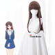 thumbnail image 2 of Peluca de disfraz de Tohru Honda de Anime FRUITS BASKET, pelo largo liso y marrón para fiesta, accesorios de pelo sintético para Halloween para chica Lolita, 2 of 5