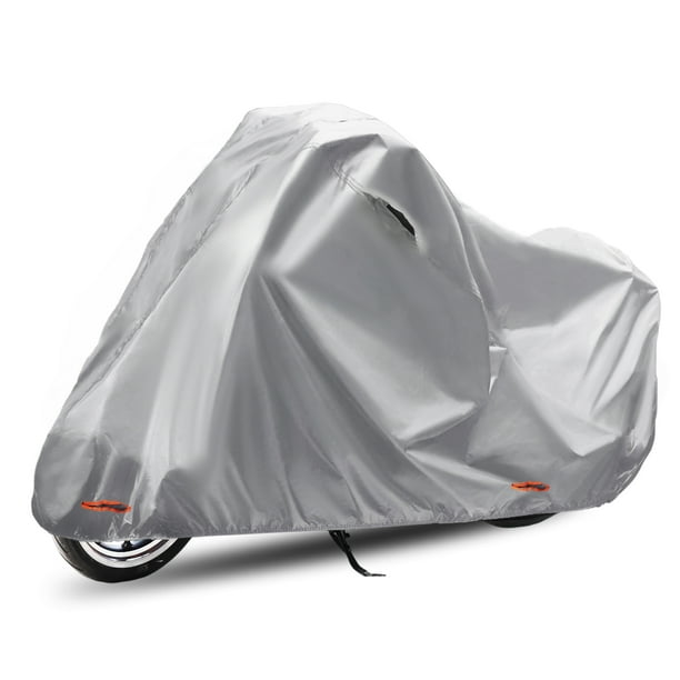 Cubierta de motocicleta a medida Unique Bargains 210D-PU Gris para Suzuki V-Strom 250 2022-2024 Cubierta de motocicleta impermeable para exteriores