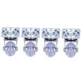 thumbnail image 2 of Swivel Plate Casters, Transparent Heavy Duty Industrial Castors Swivel Caster 4 Pcs  For Door For Cart, 2 of 8