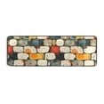 thumbnail image 6 of Ryvnso Stone Pattern Hallway Runner Rugs Floor Carpet Non Slip Entryway Mat 2' x 6', 6 of 7