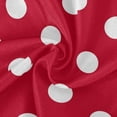 thumbnail image 2 of Coolnut Red Polka Dots Round Tablecloth 60" Waterproof Spillproof Polyester Fabric Table Cover with Zipper Umbrella Hole for Outdoor Patio Garden Dining Party, 2 of 7