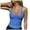 Blue, variant on Tank Tops with Built in Bra for Women Adjustable Spaghetti Strap Cami Sleeveless Summer Tops Grey,S