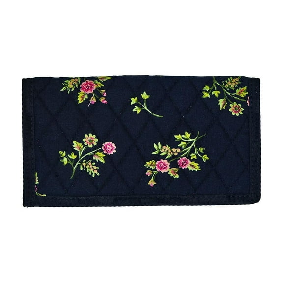 Midnight Rose Checkbook Cover