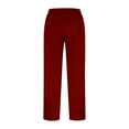 thumbnail image 6 of Uqiangy Harem Pants Women with Pockets Pants for Women Barrel Leg Sweatpants Women Elastic Waist Pants for Women Sweatpants Women Boho Pants for Women Barrel Pants Red 3XL, 6 of 9