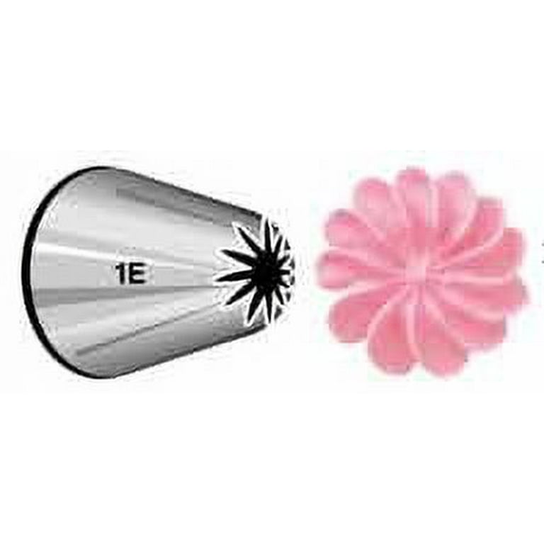 Wilton Drop Flower Icing Tip, Nickel-Plated Brass, Dishwasher Safe