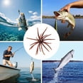 thumbnail image 5 of Cebalnir 2PC Sea Urchin Soft Bait Realistic Fuzzy Dice Fishing For Floating TPR Swimbait With Reflective, Finesse Creature Bait, 5 of 5