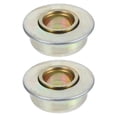 thumbnail image 1 of KAKOWELY 4 Pcs Pièces de Remplacement pour Fauteuil Roulant Roulements de Tige de Fourche avant Roues Pivotantes pour Déambulateurs Quincaillerie de Remplacement Universelle Doré,1.3x"X1.3"X0.59 Pouces, 1 of 5