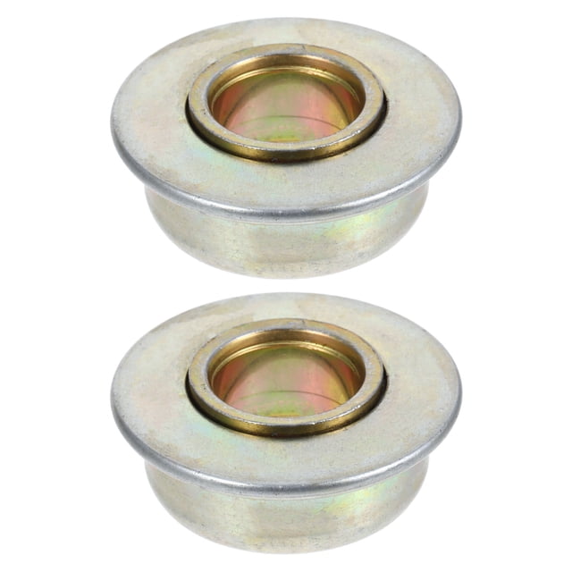 KAKOWELY 4 Pcs Pièces de Remplacement pour Fauteuil Roulant Roulements de Tige de Fourche avant Roues Pivotantes pour Déambulateurs Quincaillerie de Remplacement Universelle Doré,1.3x"X1.3"X0.59 Pouces