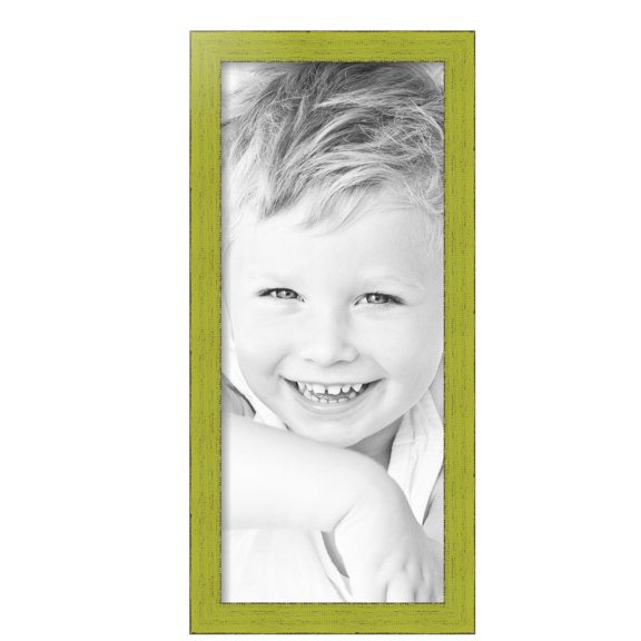 ArtToFrames 11" x 26" Modern Green Picture Frame, 11x26 inch Green Wood Poster Frame (WOM-4589), Pack