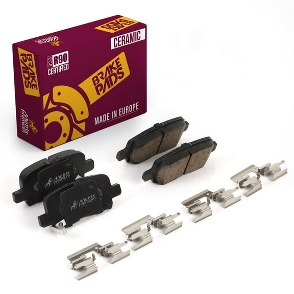Metrix Premium Chassis Parts - Rear Ceramic Disc Brake Pad Set D865 Fits Acura MDX, Honda Odyssey, Pilot