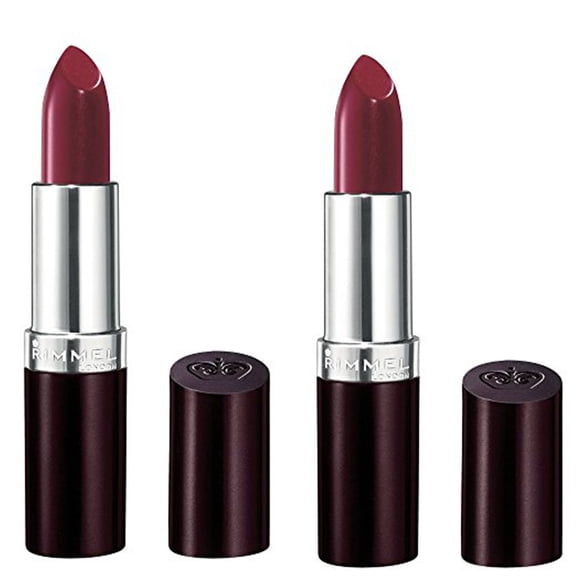 (2 Pack) Rimmel Lasting Finish Lipstick Bordeaux, 0.14 Ounces