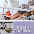 thumbnail image 3 of YMTQ Under Desk Foot Hammock Office Adjustable Home Office Study Footrest Desk Swing, 3 of 8