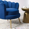 thumbnail image 6 of Admire Scalloped Edge Performance Velvet Accent Armchair by Modway, 6 of 6