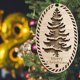 thumbnail image 5 of Navidad De Madera 2021, Colgante Epidémico, Adorno Colgante Para Árbol De Navidad, Decoración Eigraketly HA044223-06, 5 of 6