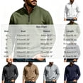 thumbnail image 3 of Mens Solid Quarter Zip Stand Collar Pullover, Long Sleeve Casual Sweatshirt with Front Pocket, Comfort Lightweight Tops, 3 of 6