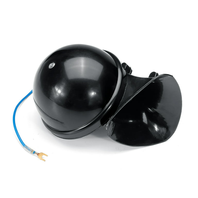 Super Loud 350DB 12V Black Waterproof Electric Snail Horn Air Horn Raging  Sound For Car Motorcycle Truck Boat