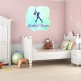 thumbnail image 1 of Girly Watercolor Custom Name Wall Decals for Kids Room - Music Lover Multicolored Wall Decal Art Rock Music Personalized Bedroom Wall Sticker Water Color Style - Size: 10 In x 10 In, 1 of 5