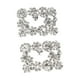 thumbnail image 3 of 2 clips para zapatos de moda, hebillas para zapatos, bricolaje, zapatos de tacón alto, clip para manualidades, joyería Plata, 3 of 8