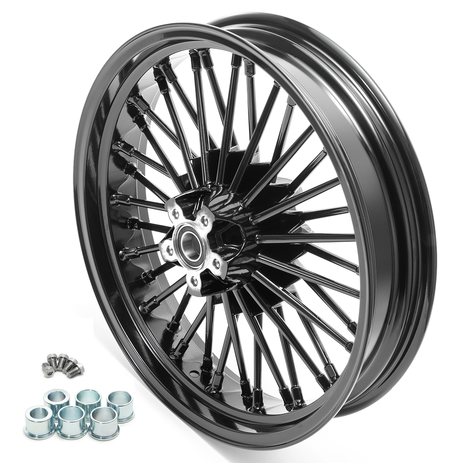 18" X 3.5" Fat Spoke Front Wheel Rim for Harley Touring Road King Street Glide