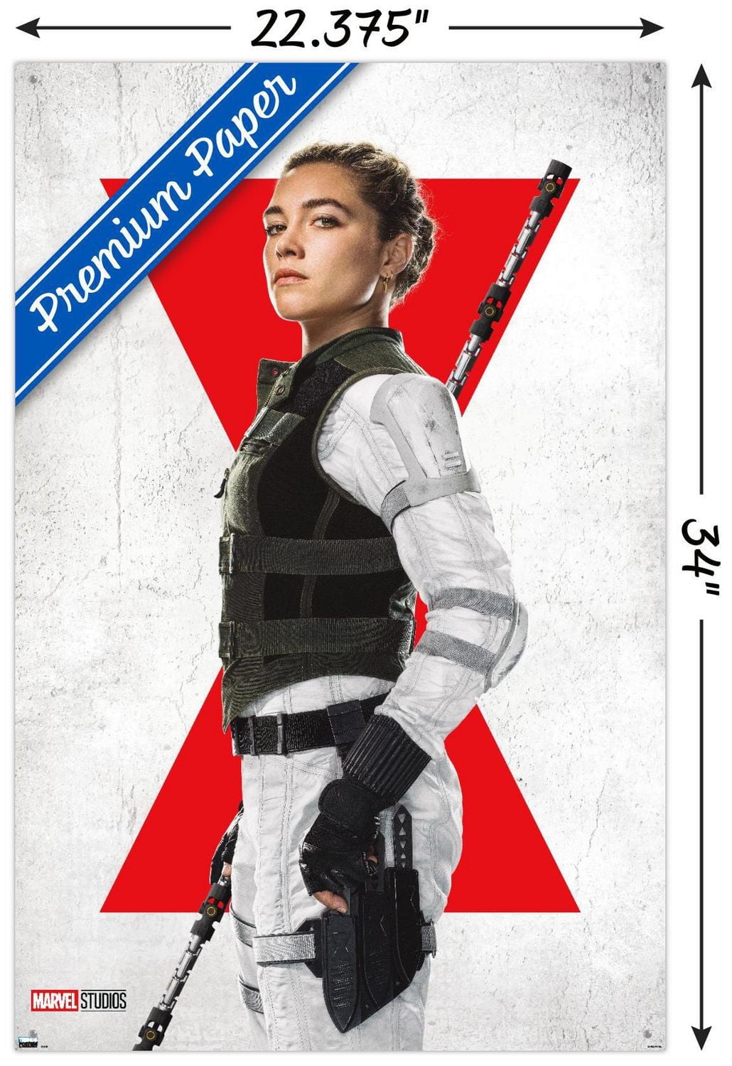 Marvel Black Widow - Yelena One Sheet Wall Poster with Magnetic Frame