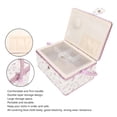 thumbnail image 2 of Fyydes Vintage Sewing Basket Household Fabric Craft Thread Needle Storage Box Organizer, Sewing Storage Box,Sewing Basket, 2 of 8