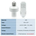 Remote Control Light Lamp Socket, EEEkit E26 E27 Bulb Base Holder