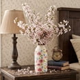 thumbnail image 5 of DAKIMOE Rustic Ceramic Vase, Decorative Flower Vase Farmhouse Decor for Home Living Room Bedroom Kitchen Office Shelf Decor,6 Inches, 5 of 7