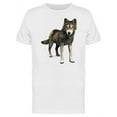 thumbnail image 1 of Brown Wolf 3D Art T-Shirt Men -Image by Shutterstock, Male Small, 1 of 2