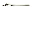 thumbnail image 4 of BathDecor Slow Close Commercial Quality Elongated Toilet Seat with an Open Front without a Cover and Stainless Steel Hinge Post and Check Hinge - Stops at 11 degrees past 90 degrees, White, 4 of 4