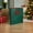 Green, variant on 35 Inch Square Pop-Up Storage Box - Durable Red Container with Lid, Keeps Artificial Xmas Tree, Lights, Ornaments Dust-Free & Neat