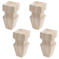 thumbnail image 1 of T Tulead Patas De Muebles De Madera Patas De Gabinete Sin Terminar Altura De 100 Mm Sofá Reemplazo Mesa Silla Patas De Sofá Paquete De 4, 1 of 3