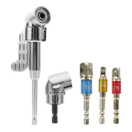 

1 Set Right Angle Drill Attachment Impact Driver Socket Adapter Bit Holder