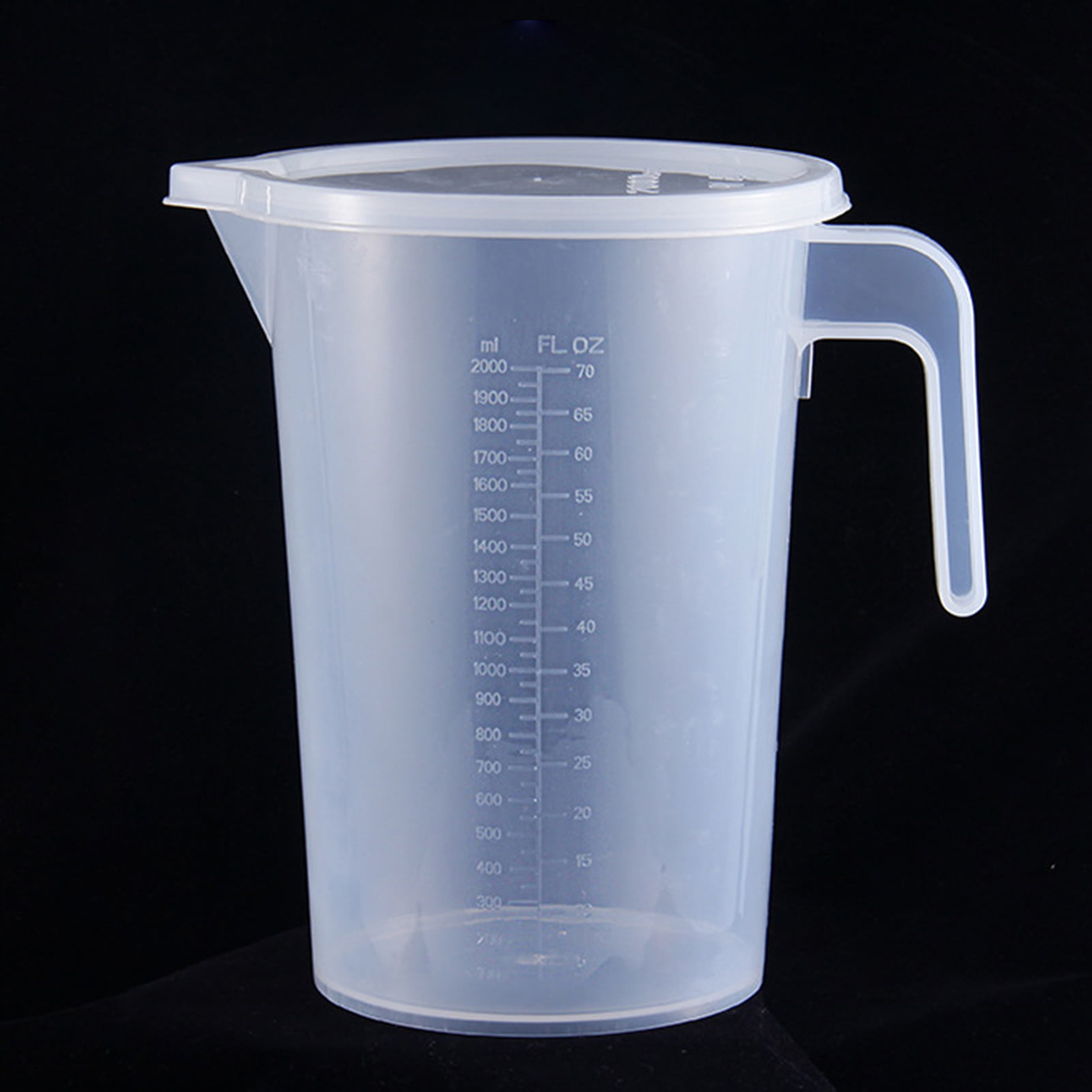150ml plastic clear measuring cup handle liquid pour spout home kitchen  tool. r