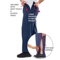 thumbnail image 2 of Silverts Pantalon en Molleton pour Hommes, P, Marine, 2 of 2