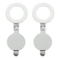 thumbnail image 5 of WHAMVOX 2 Pcs Door Viewer Peephole Door Mirror 5.40X2.20X0.50CM Silver, 5 of 5