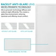 thumbnail image 4 of Luxrite 1x4 FT LED Flat Panel Light 30/35/40W 3 Color Options Backlit Drop Ceiling Lights 3750/4375/5000 Lumens 2 Pack, 4 of 7