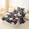 thumbnail image 2 of Erosebridal Baseball Gaming Twin Sheet Sets 3pcs For Teens Boys,Sport Theme Splash Bedding, 2 of 5
