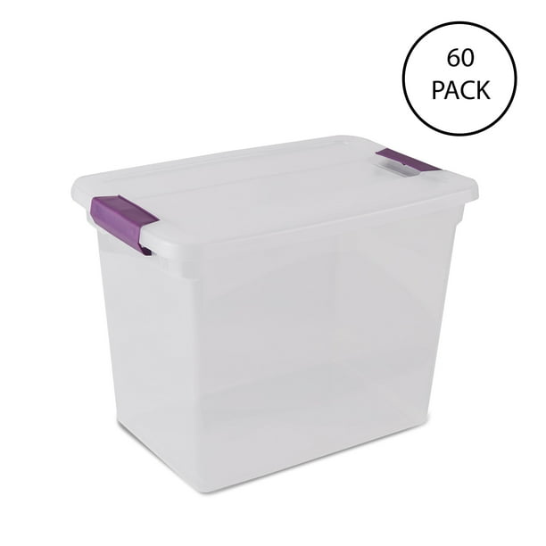 Sterilite Clear Medium Clip Box, 1 each 