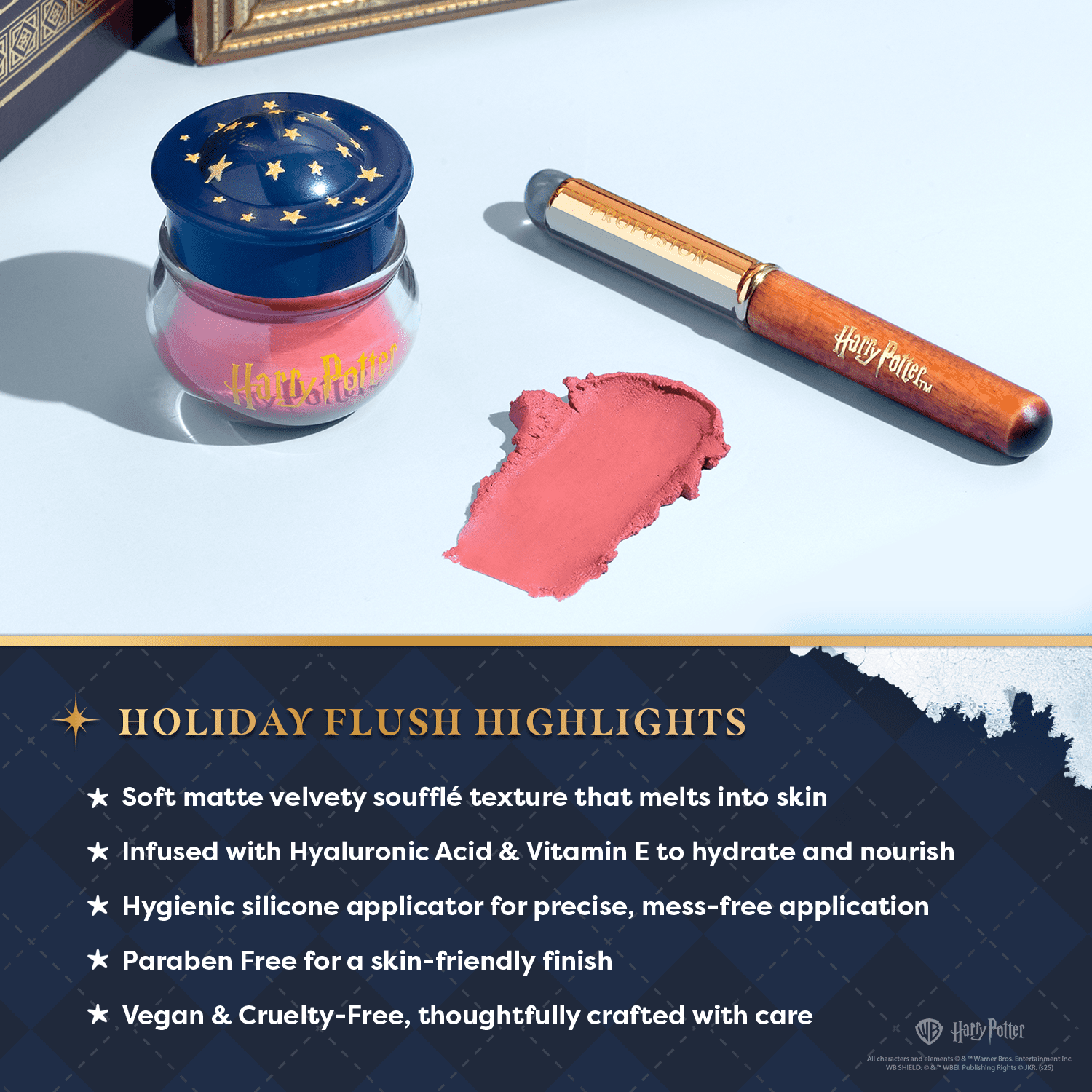 Profusion Cosmetics Harry Potter Holiday - Yule Ball Lip & Cheek Blurring Pot & Applicator
