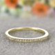 thumbnail image 1 of Anillo de pareja para mujer, anillo de diamantes de una sola fila, anillo chapado en oro rosa, ideal para viajeros, 1 of 5