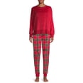 thumbnail image 2 of Secret Treasures Women's Cuffed Sleep Pants, 2 of 5