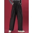 thumbnail image 3 of INCERUN Men's Loose Straight Dress Pants Party Wide Leg Trouser Slacks, 3 of 10