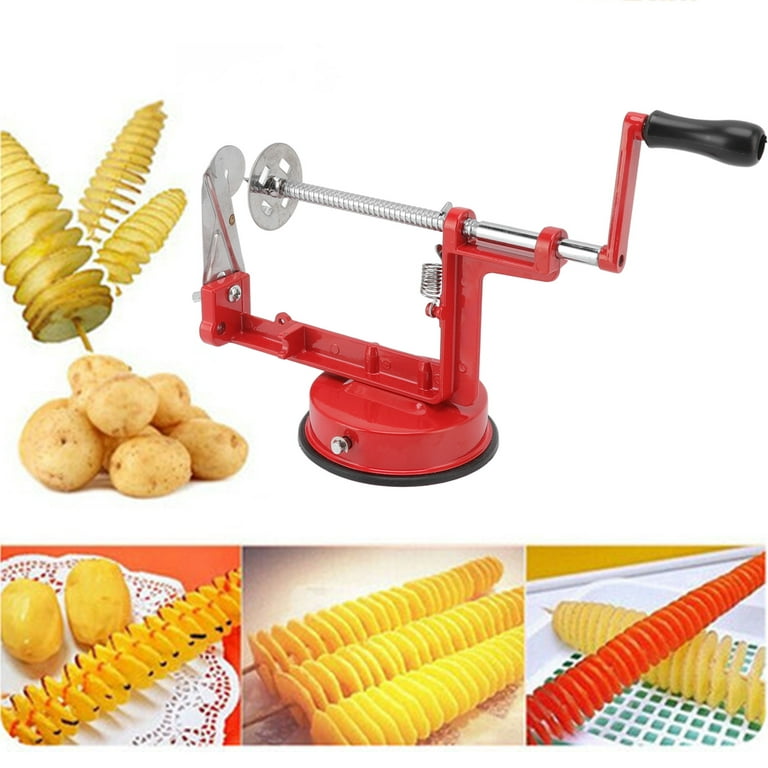 Domqga Spiralizer,Curly Fries Potato Cutter,Potato Spiral Cutter