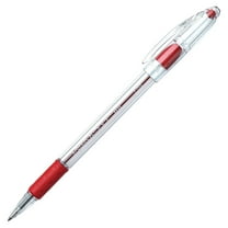 Pentel R.S.V.P. Stick Ballpoint Pen, Fine 0.7mm, Red Ink, Dozen