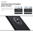 thumbnail image 5 of Entronix Protective Case Compatible with Galaxy S25 FE, 360 Rotatable Ring Holder Kickstand Cover, Black, 5 of 5