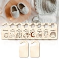 thumbnail image 3 of 10PCS Baby Closet Dividers 8pcs Wooden Baby Closet Size Divider Organizer Hanger Clothing Dividers DIY, 3 of 6