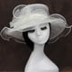 thumbnail image 2 of Sombrero de sol elegante estilo coreano con diseño de flores y malla retro, sombrero de ala grande para vacaciones, sombrero de mujer, sombrero de sol para viajes, 2 of 4