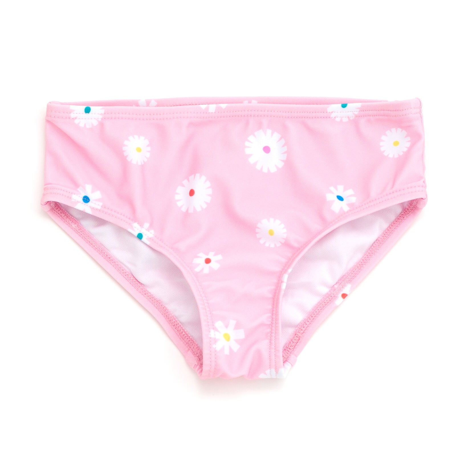 Ms. Rachel UPF 50+ Peplum Tankini Top and Bikini Bottom Swim Set Infant to Little Kid